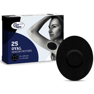 Curetape Apósito sensor clásico negro 25 piezas 