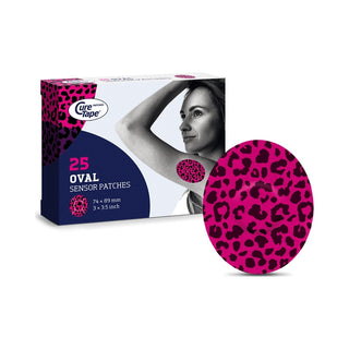 Curetape Parches para granos Art Leopard 25 piezas 