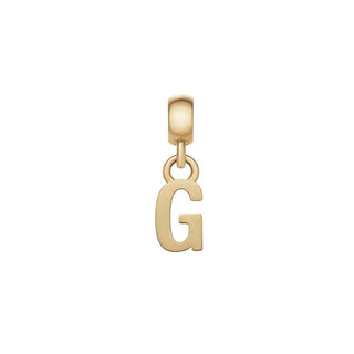 Daniel Wellington Colgante chapado en oro con letra "G" Dw00400490 