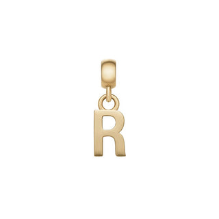Daniel Wellington Colgante chapado en oro con letra "R" Dw00400501 