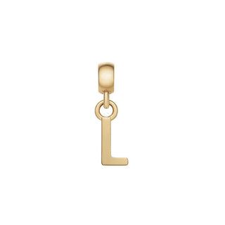 Daniel Wellington Colgante chapado en oro con la letra "L" Dw00400495 