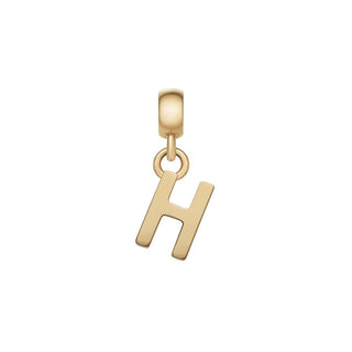 Daniel Wellington Colgante chapado en oro con letra "H" Dw00400491 
