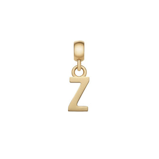 Daniel Wellington Colgante chapado en oro con letra "Z" Dw00400509 