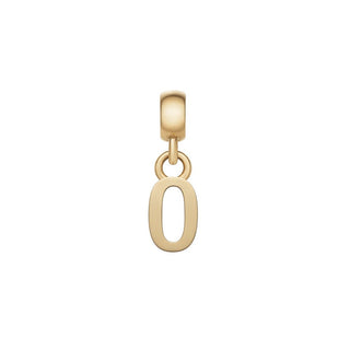 Daniel Wellington Colgante Chapado en Oro Letra "O" Charms Dw00400498 
