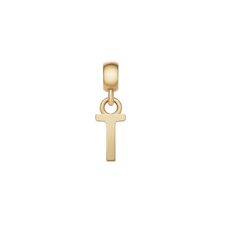 Daniel Wellington Colgante Chapado en Oro con Letra "T" Dw00400503 