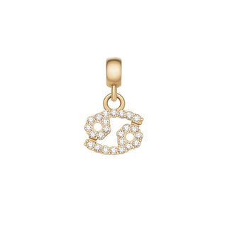 Daniel Wellington Colgante chapado en oro con cristales Cáncer Cristal Zodiaco Dw00400757 