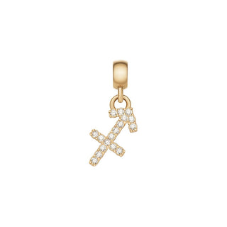 Daniel Wellington Colgante chapado en oro con cristales Sagittario Crystal Zodiac Dw00400765 