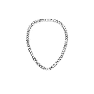Daniel Wellington Collar de acero para mujer con cadena gruesa Dw00400852 