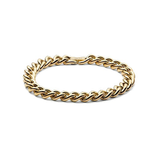 Daniel Wellington Pulsera de mujer con cadena gruesa chapada en oro Dw00400848 