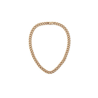 Daniel Wellington Collar para mujer con cadena gruesa chapada en oro Dw00400850 