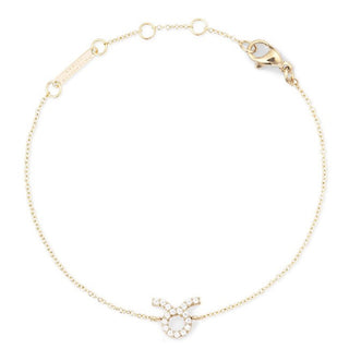 Daniel Wellington Pulsera de cadena chapada en oro con cristal zodiacal de Tauro Dw00400908 
