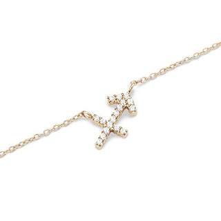 Daniel Wellington Elegante Collar Chapado en Oro Sagitario Cristal Zodiaco Dw00400927 