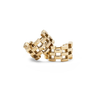 Daniel Wellington Elegantes Pendientes Chapados en Oro 5-Link Dw00400990 