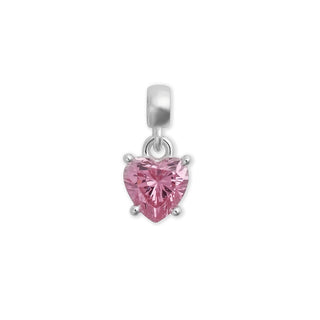 Daniel Wellington Colgante De Plata Con Corazón Rosa Charms Dw00401054 