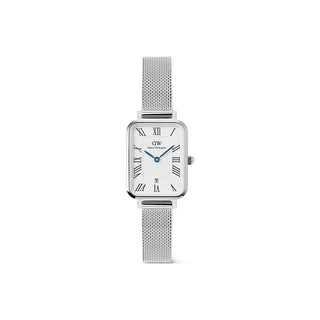 Daniel Wellington Rahmen 20X26 Römische Ziffern Datum Sterling Silber Weiß Dw00100863 