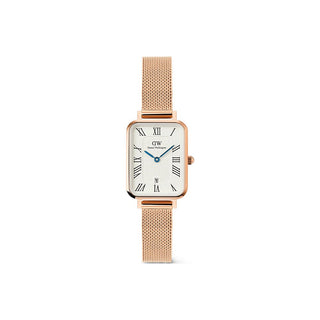 Daniel Wellington Rahmen 20X26 Römische Zahlen Datum Melrose Weiß Roségold Dw00100860 