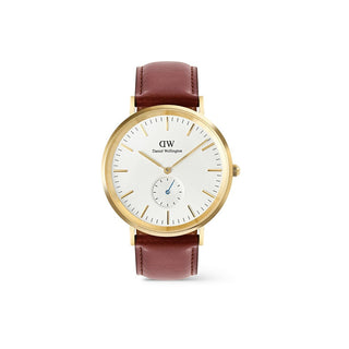 Daniel Wellington Classic 40 Multi-Eye St Mawes Off-White Sunray Gold — Cinturino smartwatch