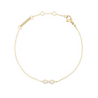 Daniel Wellington Pulsera chapada en oro con símbolo del infinito Mirelle Dw00401626 