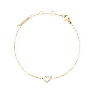Daniel Wellington Fascinante Pulsera Chapada en Oro con Corazón Mirelle Dw00401617 