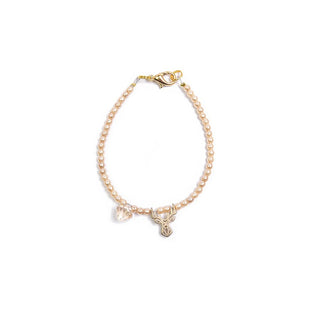 Deers Mini Pulsera Con Cuentas Beige Y Cuernos De Ciervo 