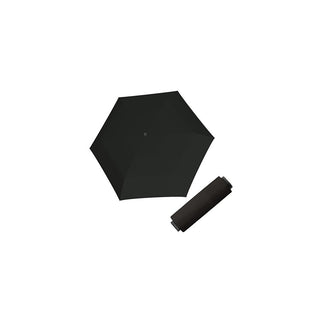 Doppler Ombrello Pieghevole Fiber Mini Compact Nero — Ombrello