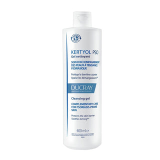 Ducray Kertyol Pso (Gel Limpiador) Limpiador Facial Y Corporal Para Pieles Propensas A La Psoriasis - Volumen: 400 Ml 