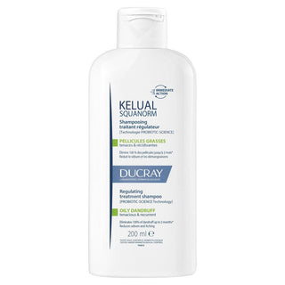 Ducray Kelual Squanorm Shampoo Per Forfora Grassa 200 ml — Shampoo