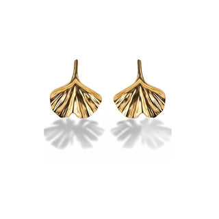 Emily Westwood Pendientes chapados en oro únicos Leaves Juliette Ewe250212G 