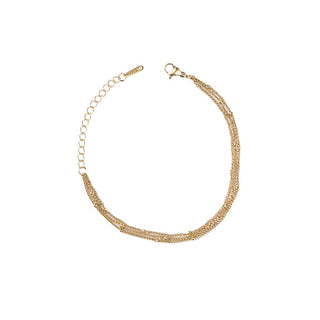 Emily Westwood Pulsera Triple Chapada en Oro Myelisse Ewb250358G 
