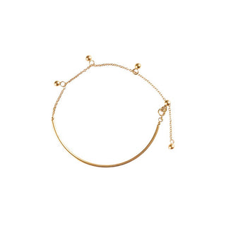 Emily Westwood Pulsera moderna chapada en oro para mujer Ewb250228G 