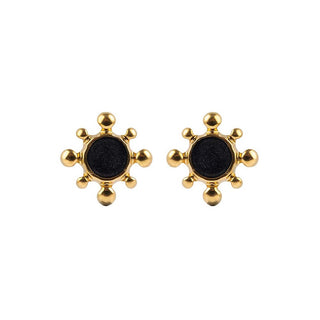 Emily Westwood Elegantes Piedras Chapadas en Oro Solmira Gold Ewe250308G 