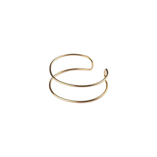Emily Westwood Pulsera maciza chapada en oro Arlina Ewb250336G 