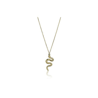 Emily Westwood Collar chapado en oro con colgante en forma de serpiente Julliete Ewn23050G 