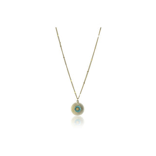 Emily Westwood Collar Único en Turquesa Chapado en Oro Ewn23052G 