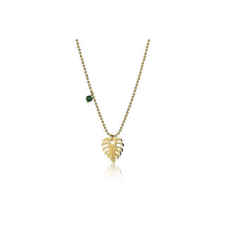 Emily Westwood Collar Original Chapado en Oro Leaf Katherine Ewn23043G 