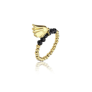 Emily Westwood Anillo con colgante chapado en oro Brianna Ewr23035G 