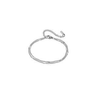 Emily Westwood Pulsera Doble de Acero para Mujer Maia Ewb24026S 