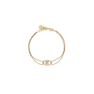 Emporio Armani Bracciale Uomo Placcato Oro Con Cristalli EGS3175710 — Bracciale