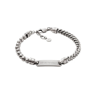 Emporio Armani Pulsera Moderna Para Hombre De Acero Egs3181040 
