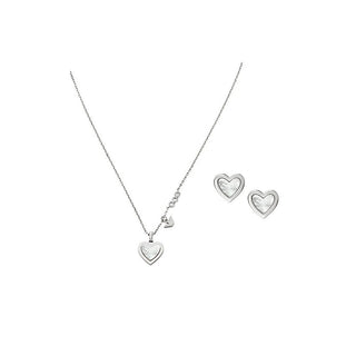 Emporio Armani Set de Joyas de Perlas Originales Egs3228Set (Collar, Pendientes) 