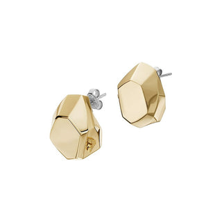 Emporio Armani Pendientes macizos chapados en oro Egs3195710 