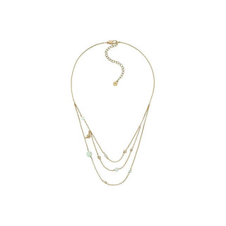 Emporio Armani Delicado collar chapado en oro con aventurina Egs3225710 
