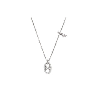 Emporio Armani Collar de plata a juego para mujer Eg3630040 