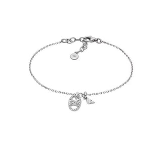 Emporio Armani Bracciale Argento Zirconi Cubici EG3631040 — Bracciale