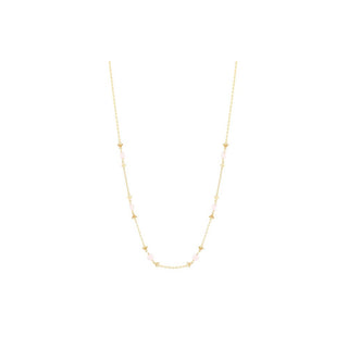 Emporio Armani Collar de moda chapado en oro con cuarzo Egs3200710 
