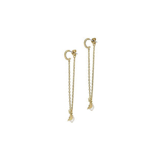 Emporio Armani Pendientes largos colgantes con perla auténtica Egs3199710 