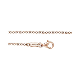 Engelsrufer Cadena en Plata Dorada Rosa Ern-R - Longitud: 60 Cm 
