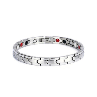 Euro Trade Plus Pulsera magnética multifuncional Bnr de acero inoxidable 