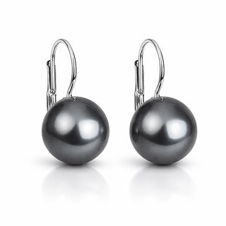 Evolution Group Orecchini Pendenti Con Perle Sintetiche 71106.3 Grigio — Orecchini
