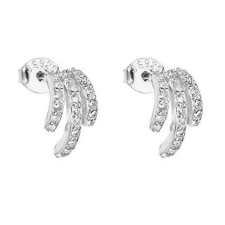 Evolution Group Eleganti 11146.1 Orecchini in Argento con Zirconi